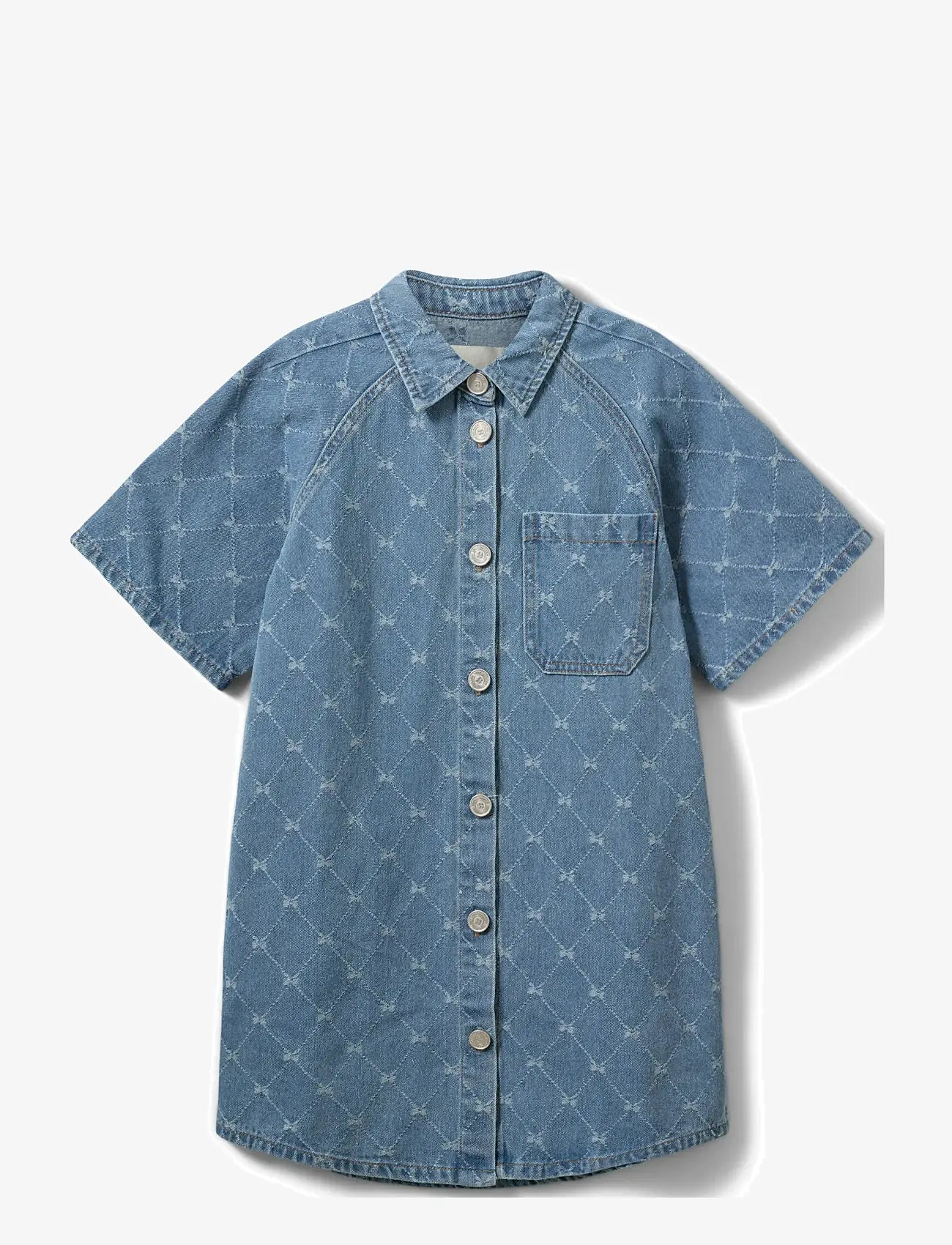 Sofie Schnoor Young - MayaSY Dress - kortærmede hverdagskjoler - denim blue - 1