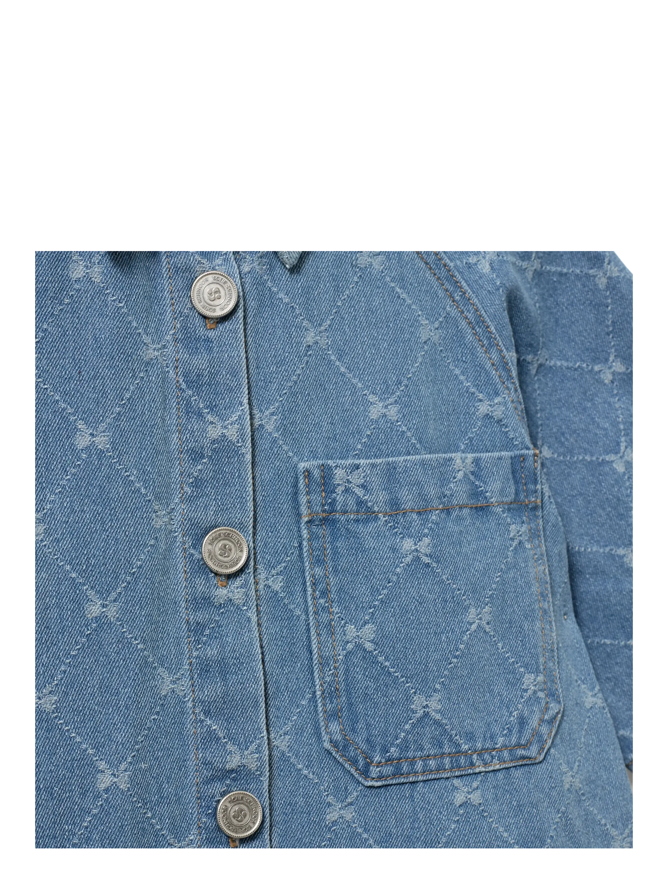 Sofie Schnoor Young - MayaSY Dress - casual jurken met korte mouwen - denim blue - 3
