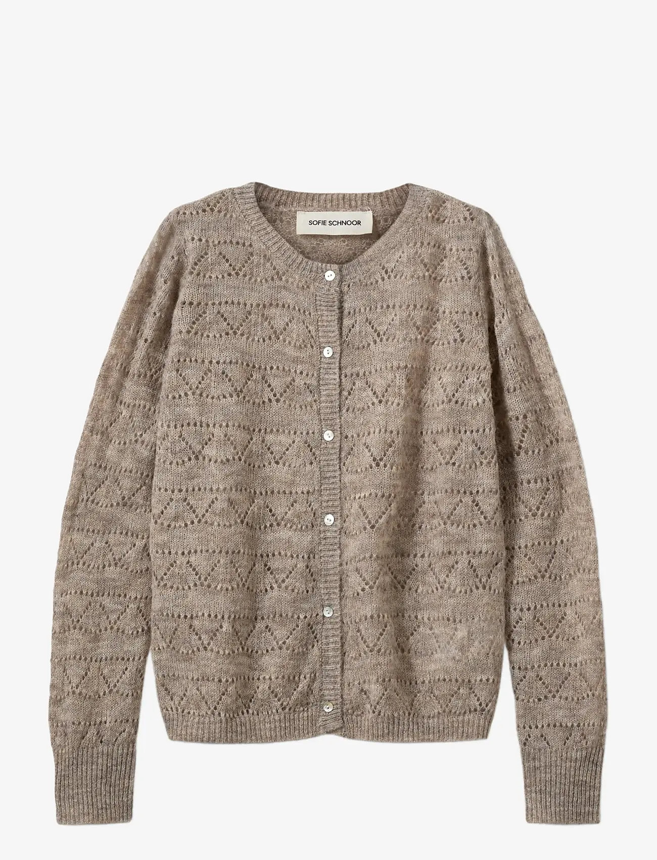 Sofie Schnoor Young - CisseSY Cardigan - koftor - deer melange - 0