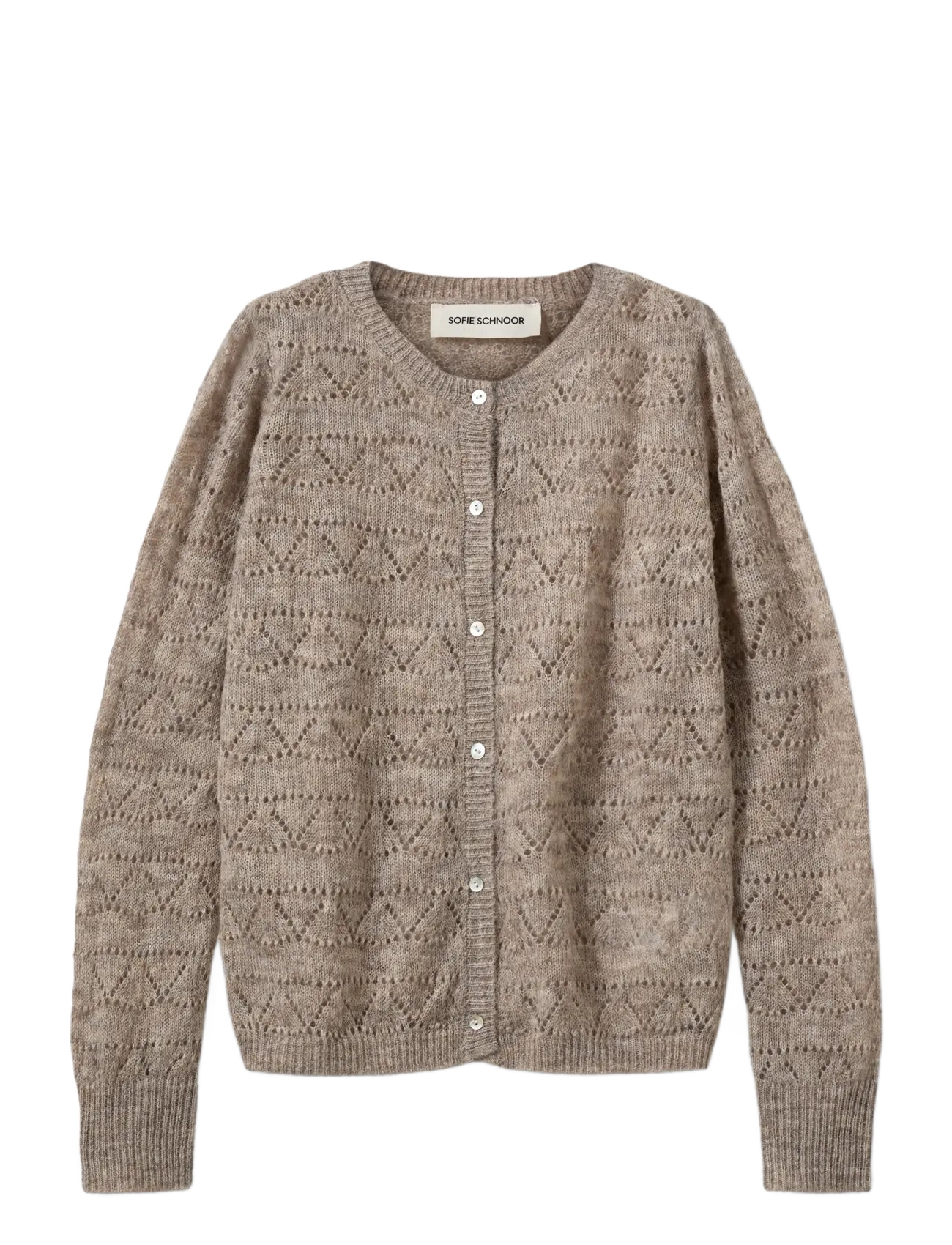 Sofie Schnoor Young CisseSY Cardigan - Kleidung - DEER MELANGE / beige