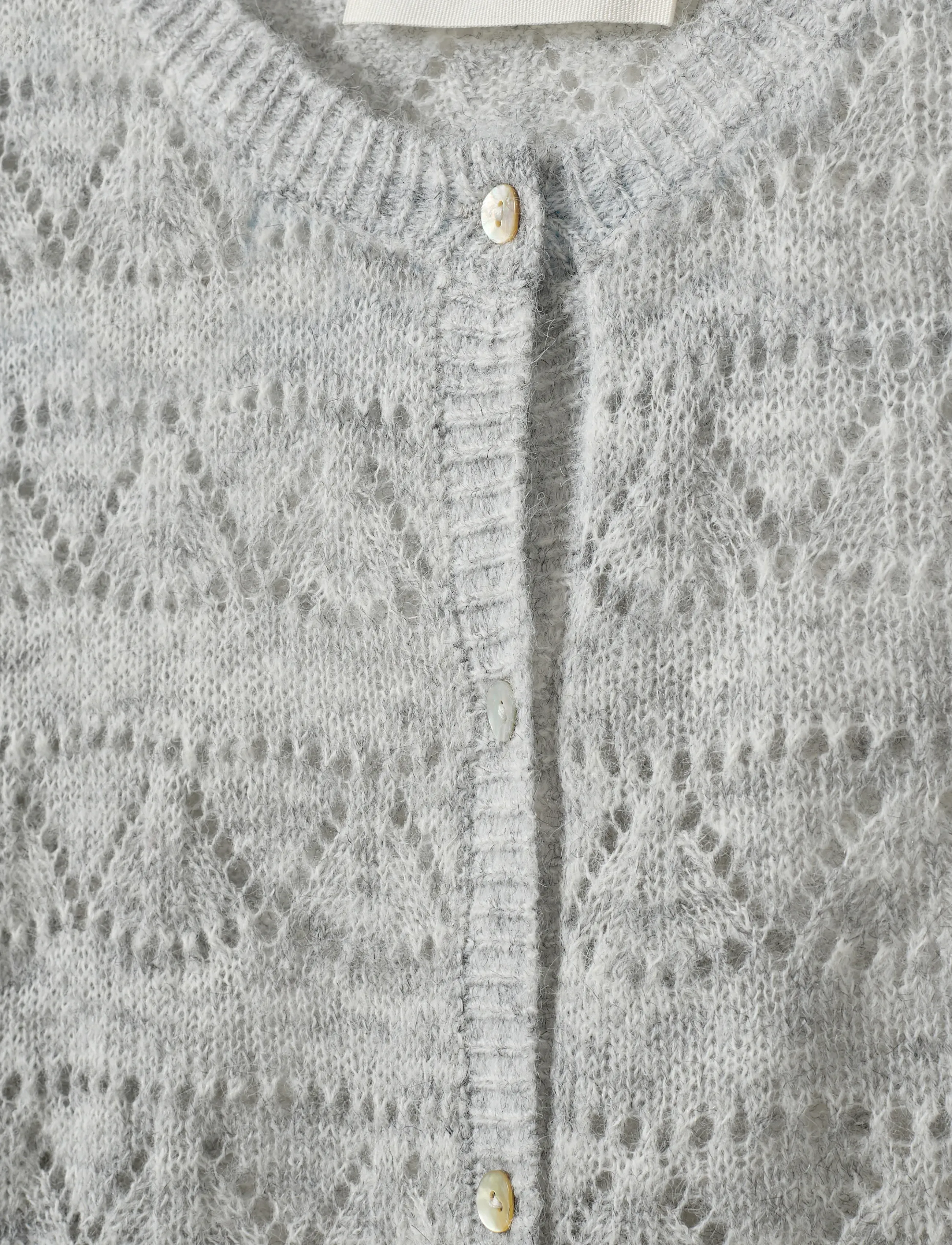 Sofie Schnoor Young - CisseSY Cardigan - cardigans - grey melange - 2