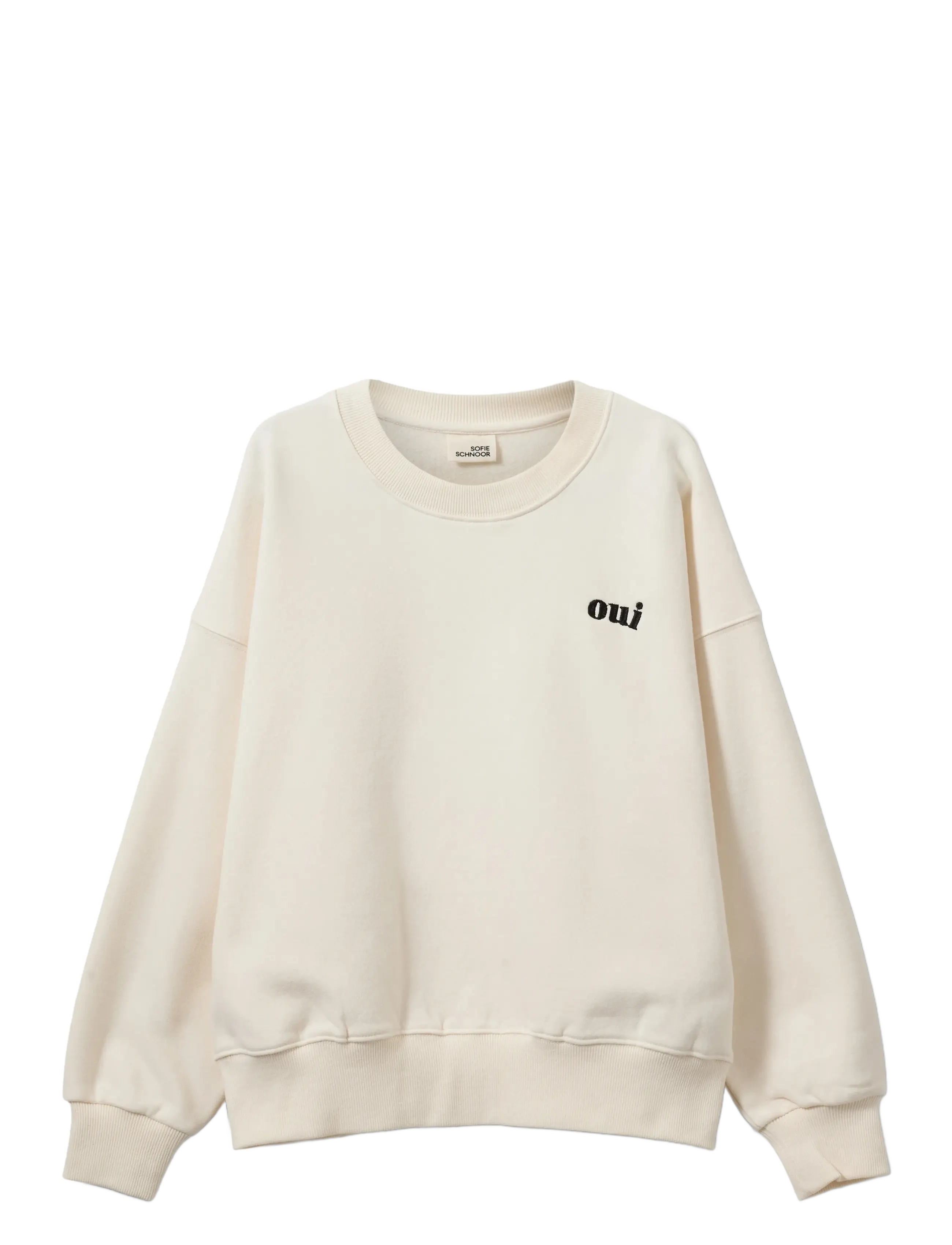Sofie Schnoor Young EliSY Sweatshirt - Sweatshirts - OFF WHITE / cream