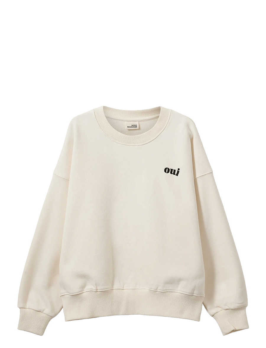 Sofie Schnoor Young - EliSY Sweatshirt - sweatshirts - off white - 0