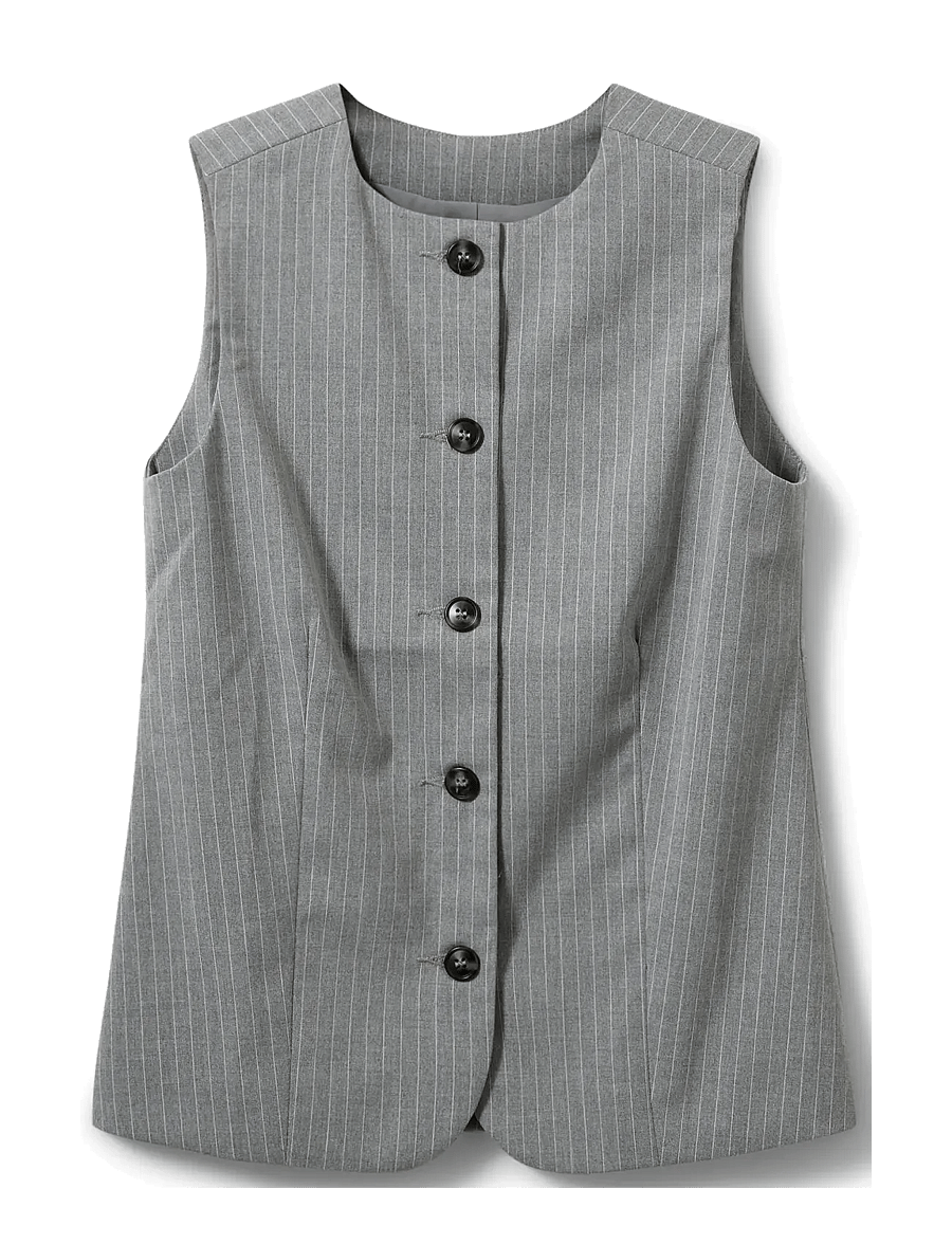 Sofie Schnoor Young - MerthaSY Vest - veste - grey melange - 0