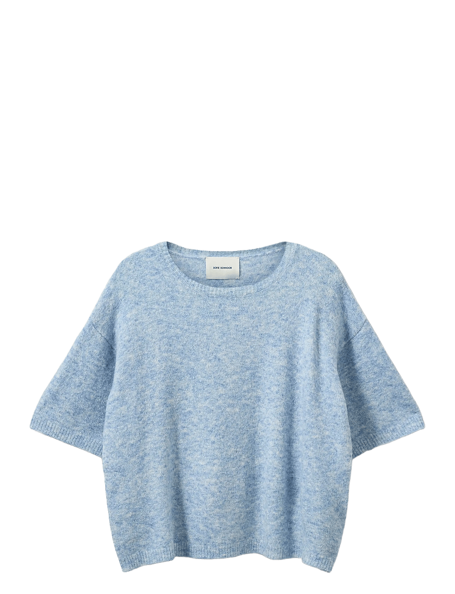 Sofie Schnoor Young - CerinSY Blouse - striktrøjer - light blue melange - 0