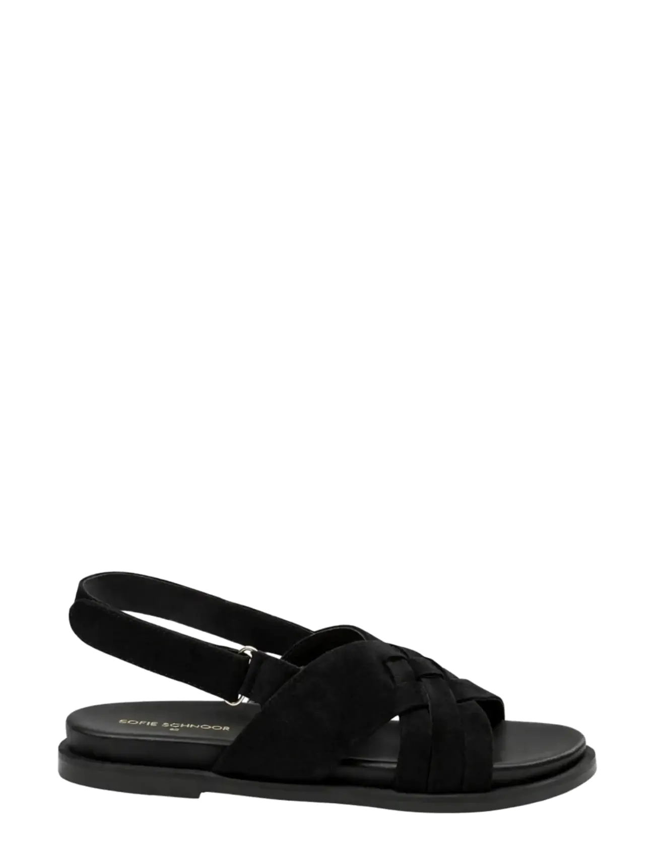 Sofie Schnoor Young Silasy Sandal, 37, Black, Sandaler > Flade Sandals, Dame