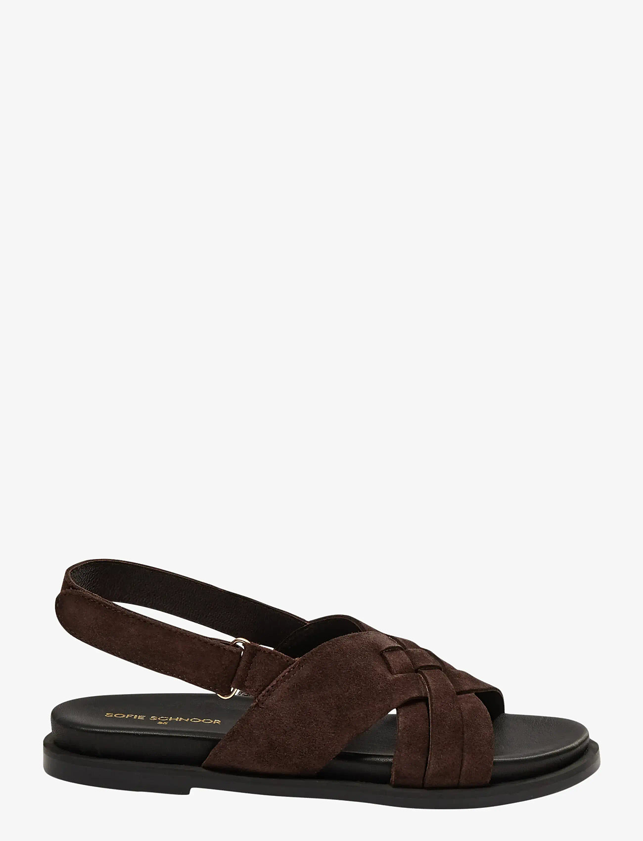 Sofie Schnoor Young - SILASY SANDAL - flade sandaler - dark brown - 0