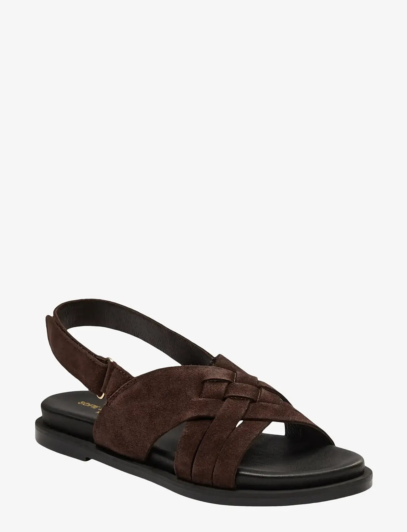 Sofie Schnoor Young - SILASY SANDAL - flade sandaler - dark brown - 1