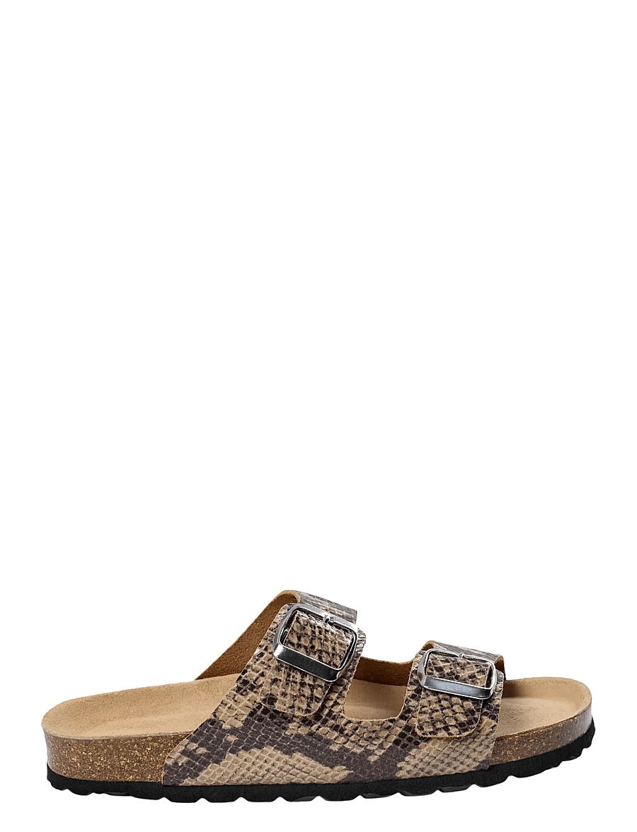 Sofie Schnoor Young - ELGASY SANDAL - flache sandalen - brown snake - 0