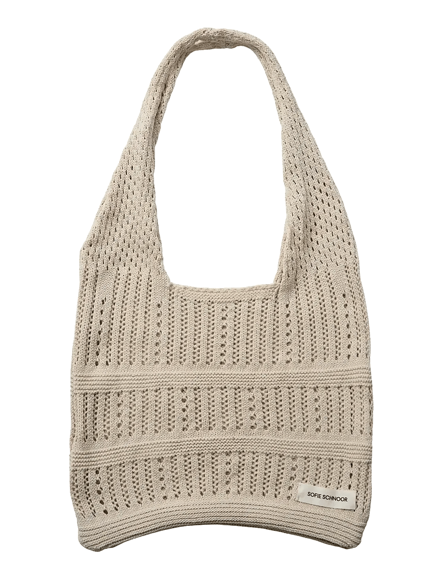Sofie Schnoor Young - ELLASY TOTE BAG - tygpåsar & små väskor - off white - 0