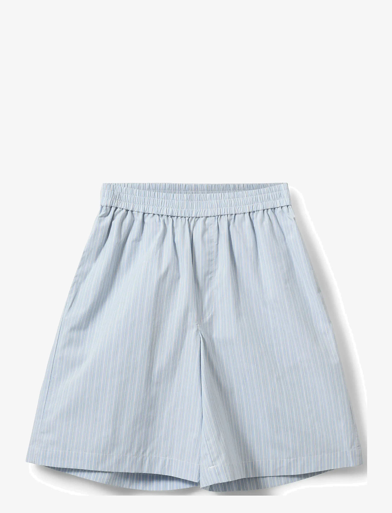 Sofie Schnoor Young - NejahSY Shorts - casual shorts - light blue striped - 0