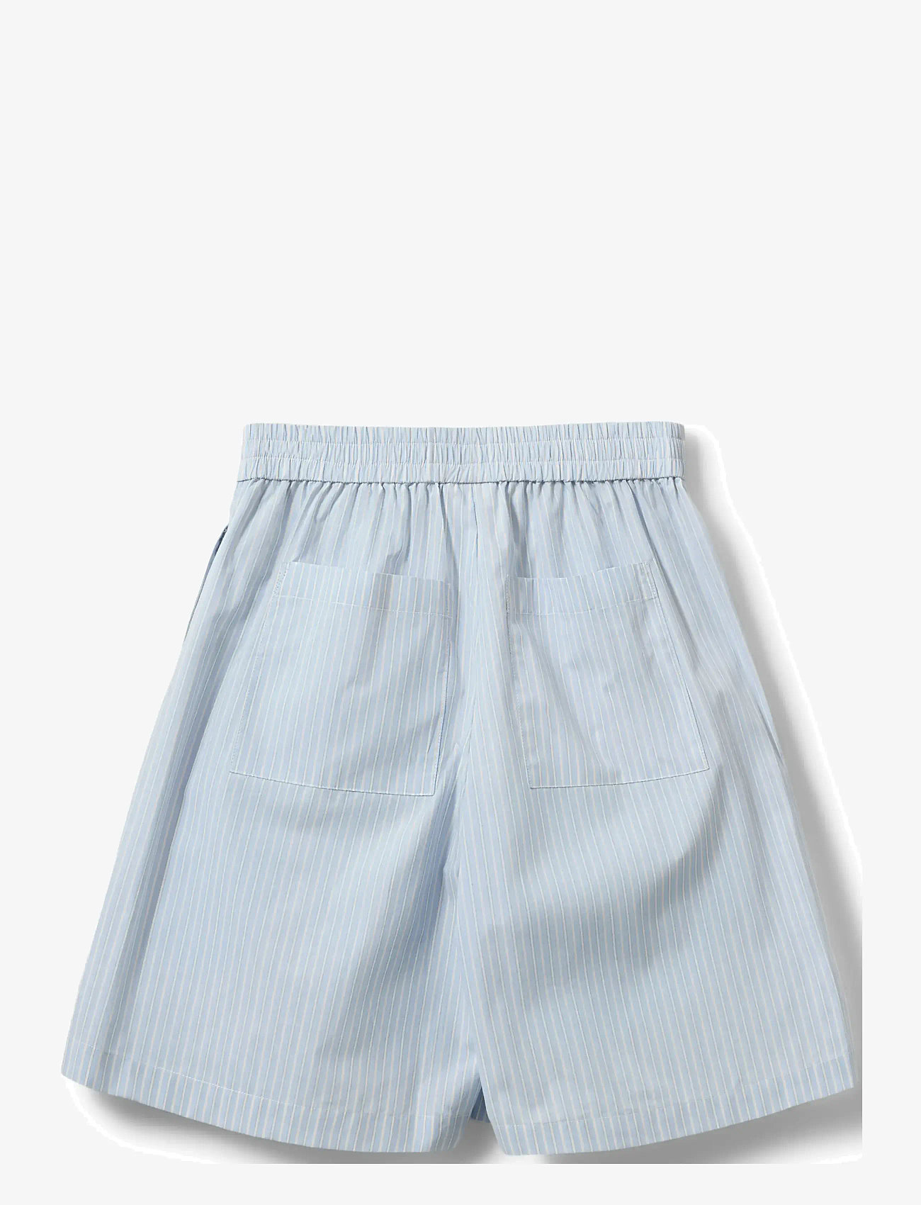 Sofie Schnoor Young - NejahSY Shorts - casual shorts - light blue striped - 1