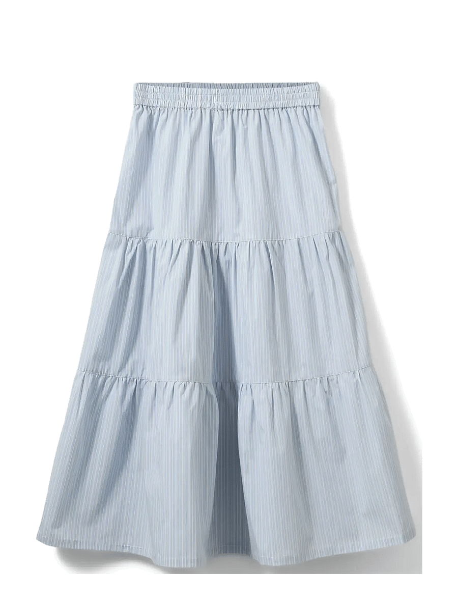 Sofie Schnoor Young - ViviSY Skirt - midihameet - light blue striped - 0