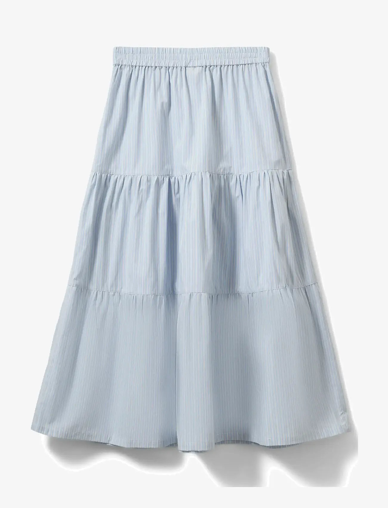 Sofie Schnoor Young - ViviSY Skirt - midi-röcke - light blue striped - 1