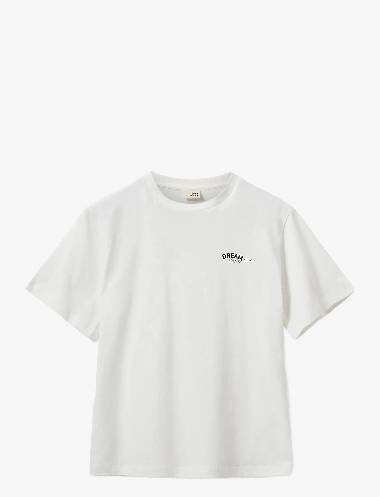 Sofie Schnoor Young - VeraSY T-shirt - kortærmede t-shirts - off white - black - 0