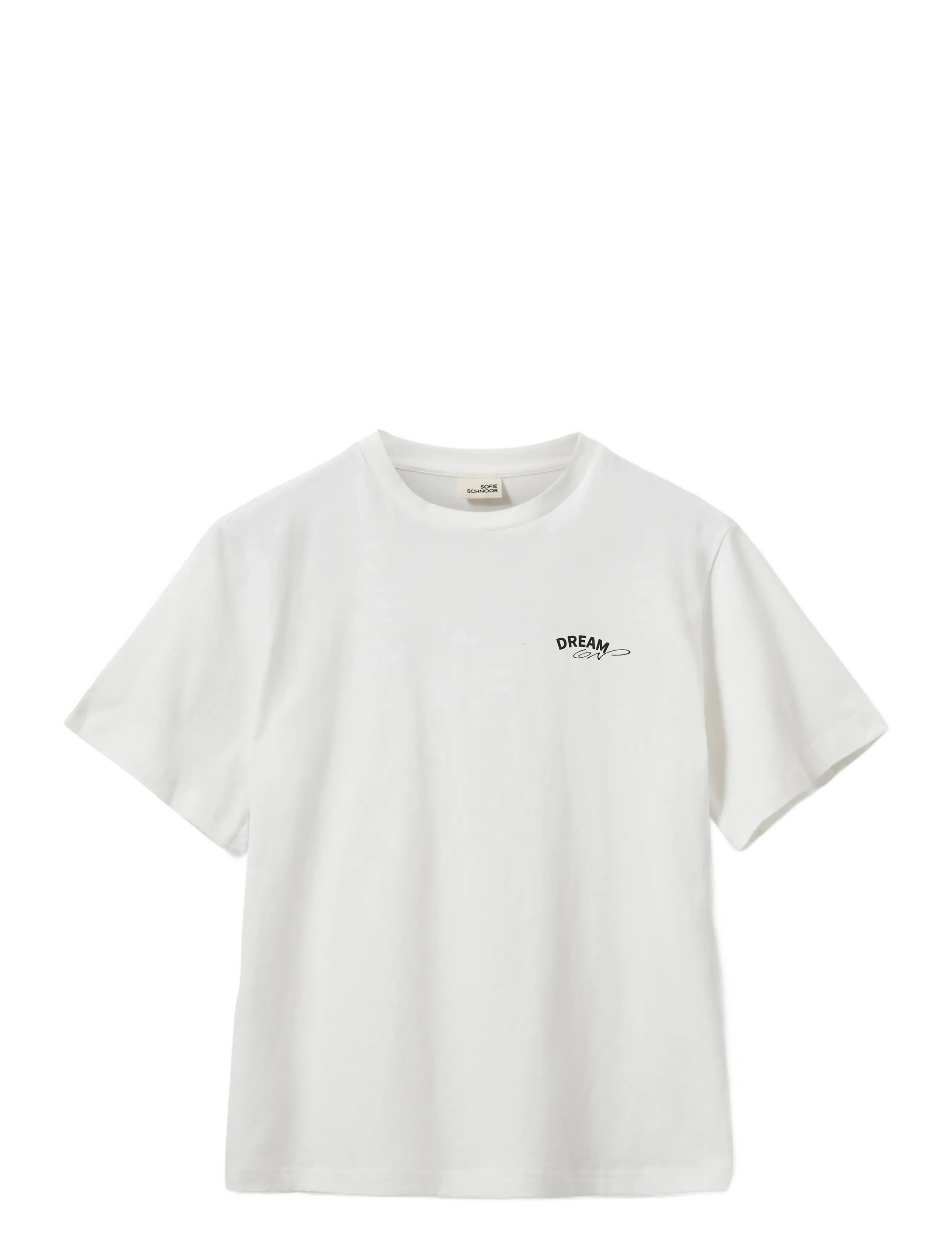 Sofie Schnoor Young VeraSY T-shirt - Kinder 98-134 - OFF WHITE - BLACK / white