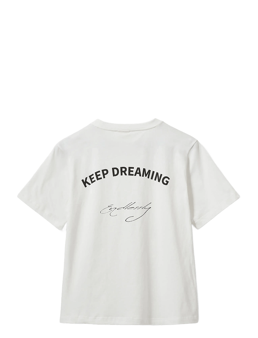Sofie Schnoor Young - VeraSY T-shirt - short-sleeved t-shirts - off white - black - 1