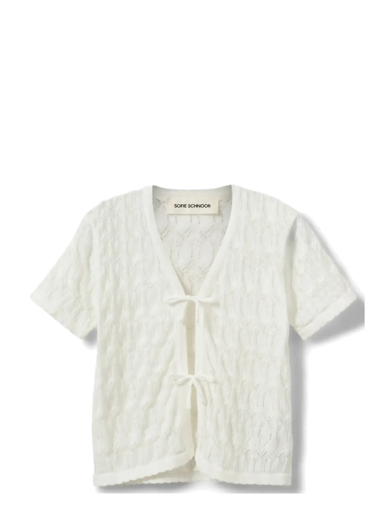 Sofie Schnoor Young Florianasy Cardigan, 152, Cream, Strik > Cardigans, Dame