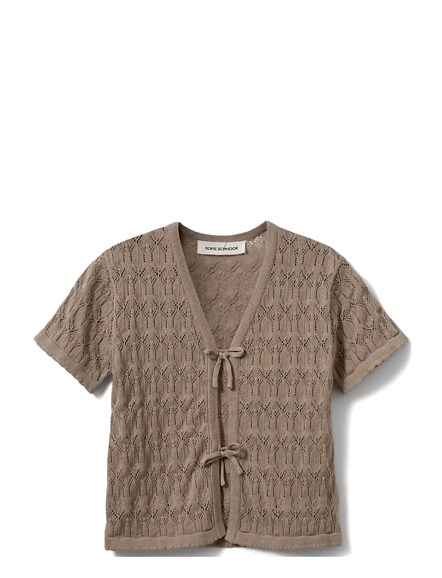 Sofie Schnoor Young - FlorianaSY Cardigan - koftor - warm stone - 0