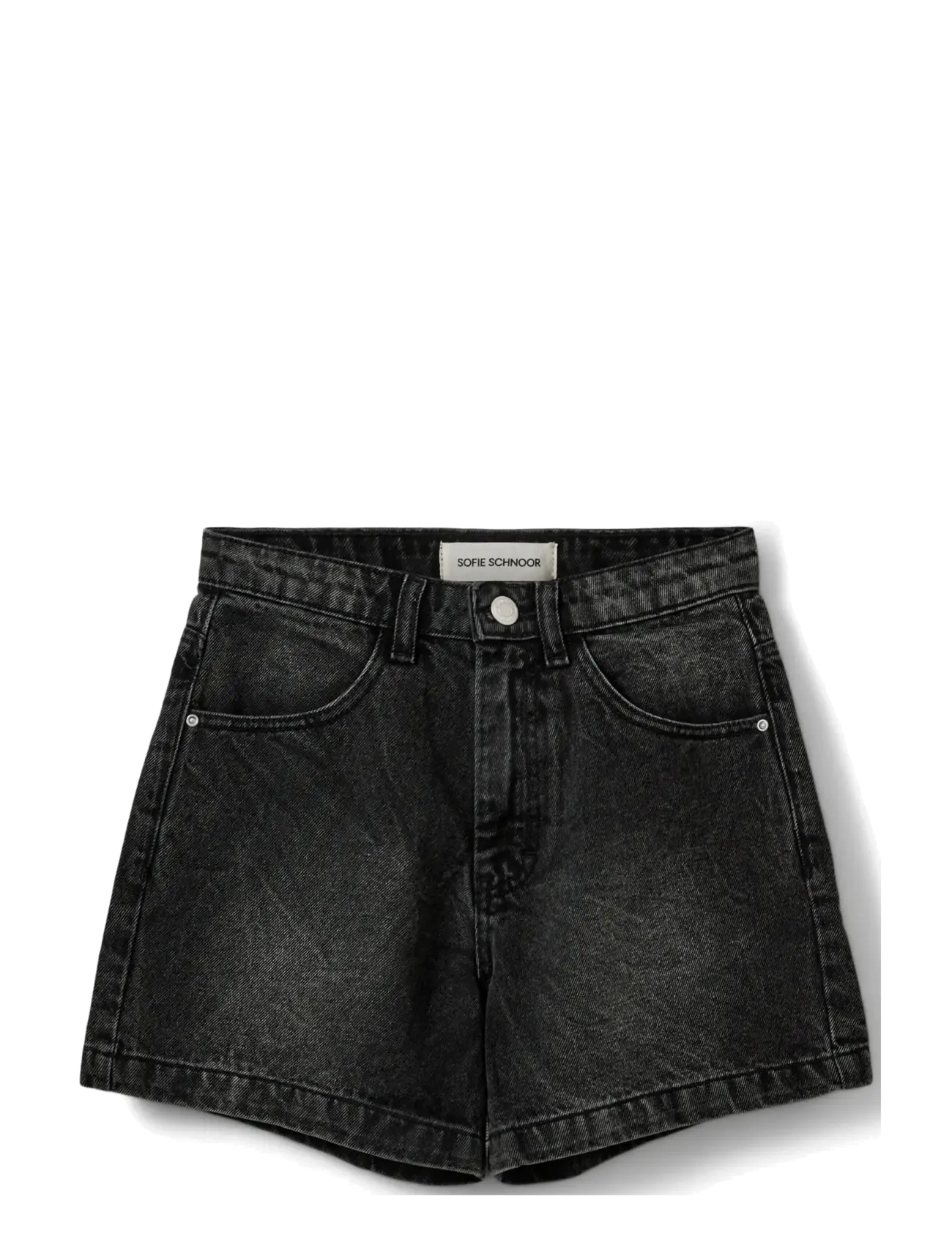 Sofie Schnoor Young Gabriellasy Shorts, 164, Black, Shorts > Denim Shorts, Dame