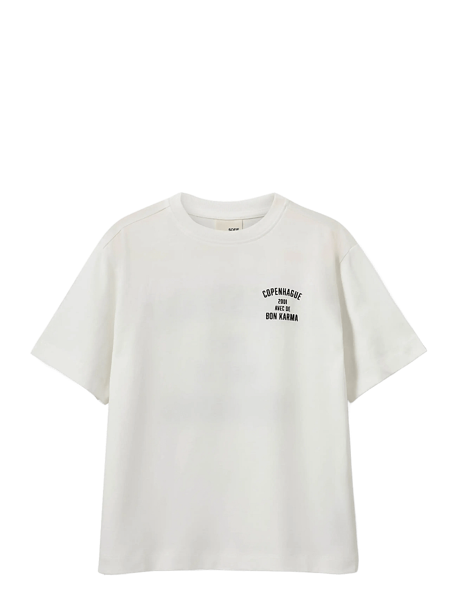 Sofie Schnoor Young - VeraSY T-shirt - kurzärmelige - off white - 0