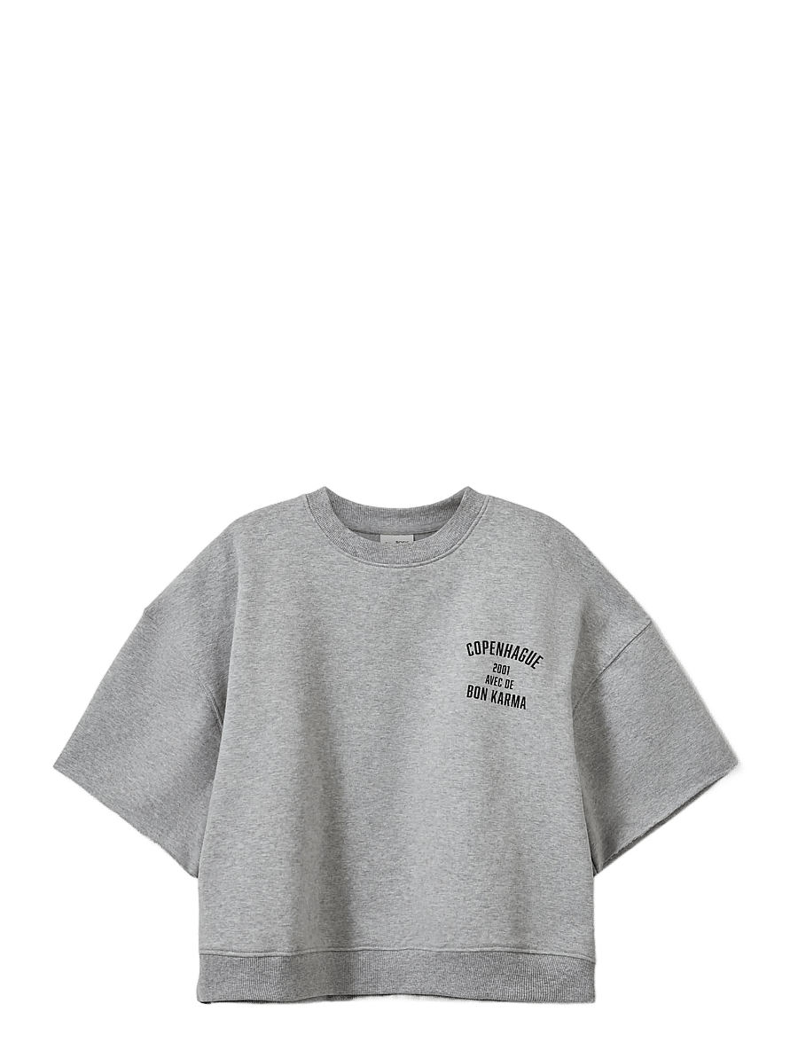Sofie Schnoor Young - EloiseSY Sweatshirt - sweatshirts - grey melange - 0