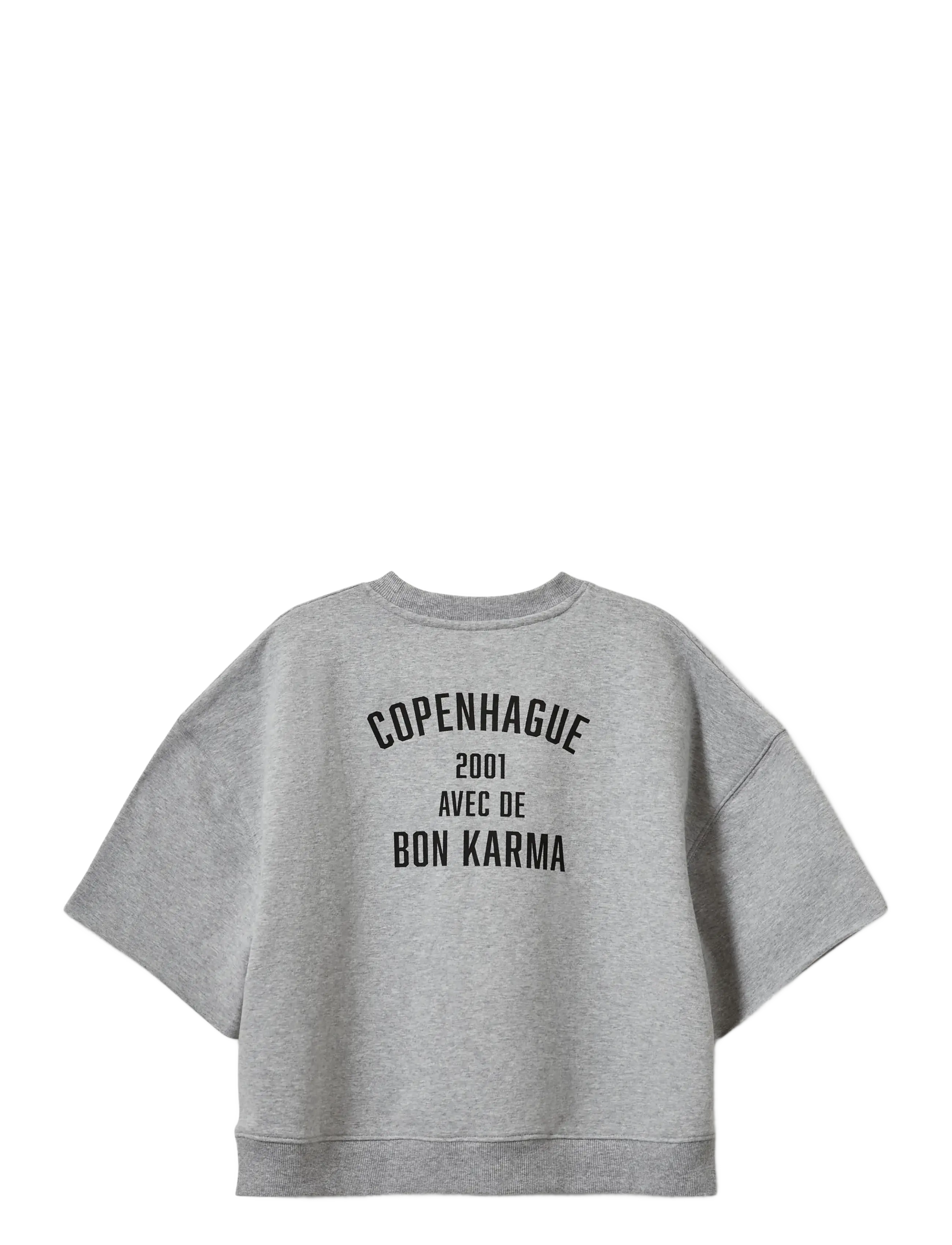 Sofie Schnoor Young - EloiseSY Sweatshirt - džemperiai - grey melange - 1