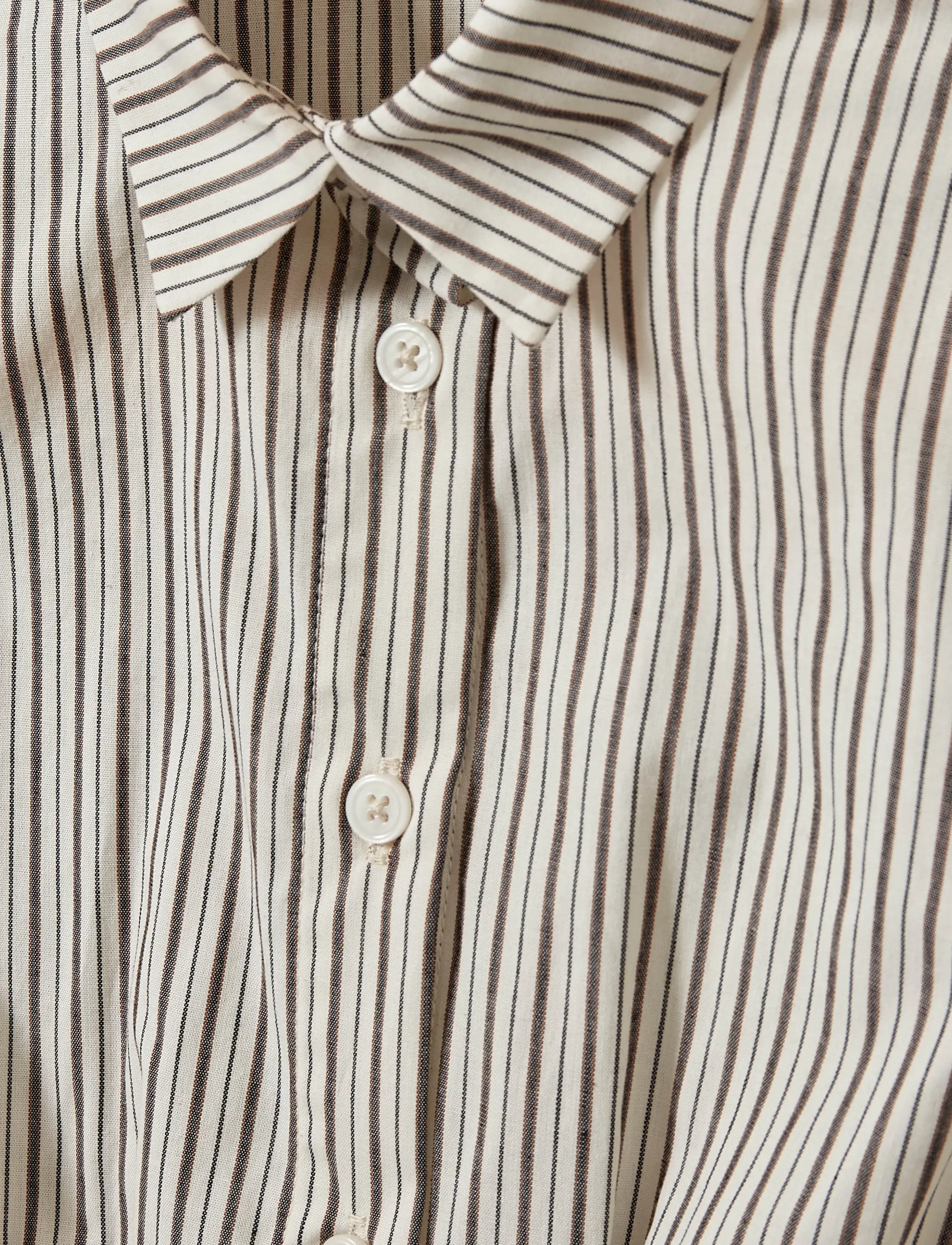 Sofie Schnoor Young - LilyanSY Shirt - short-sleeved shirts - brown striped - 2
