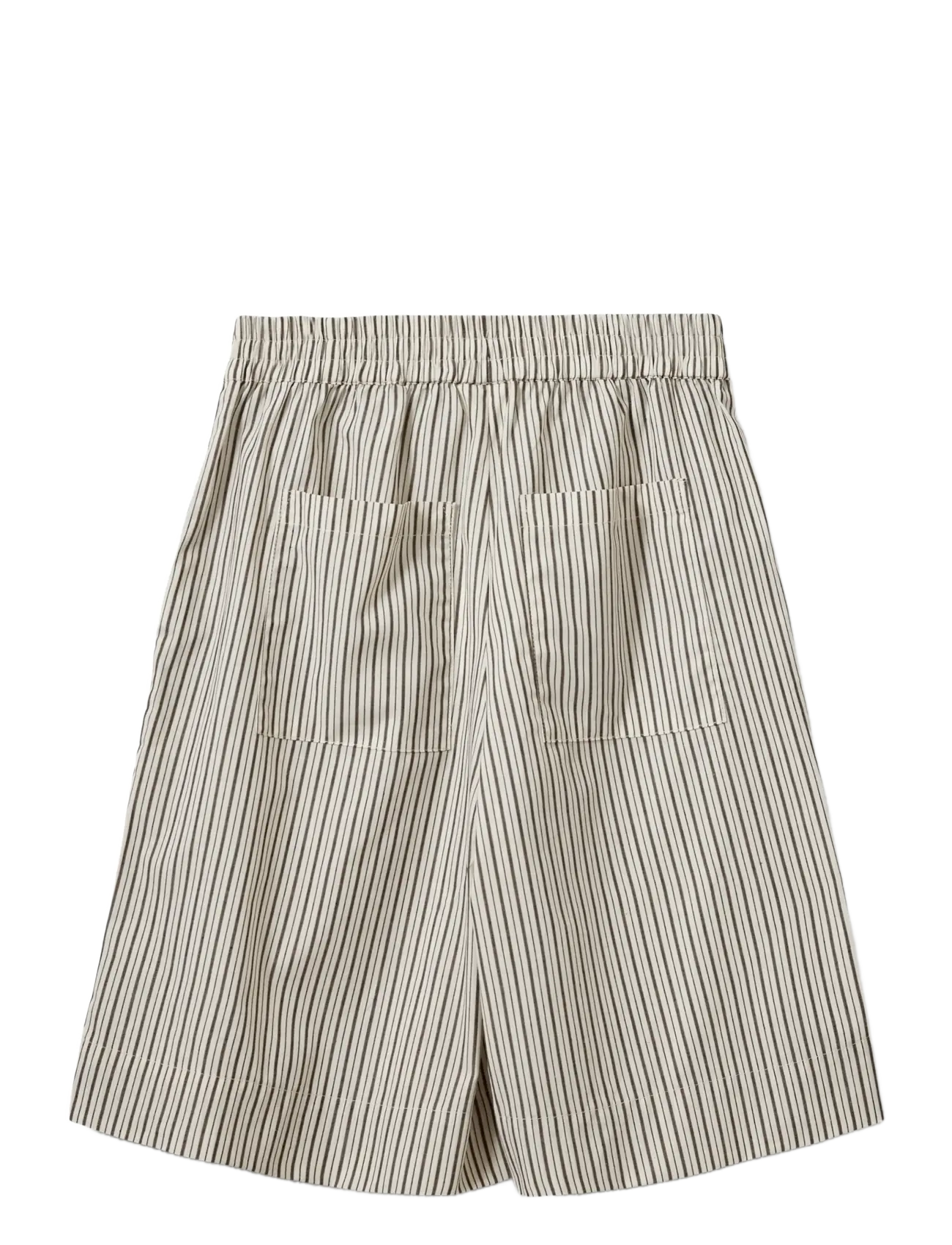 Sofie Schnoor Young - BlairSY Shorts - gode sommertilbud - brown striped - 1