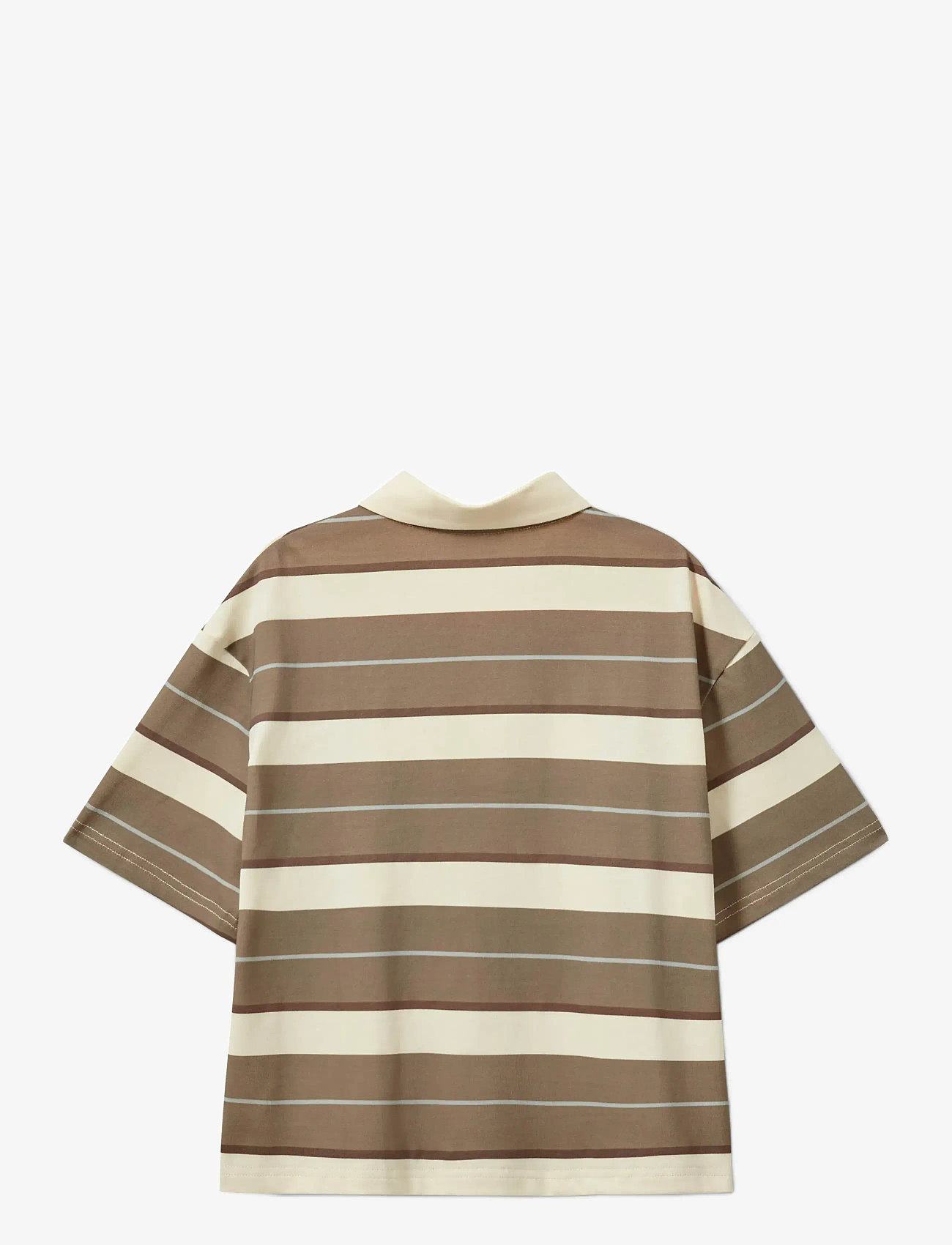 Sofie Schnoor Young - PilSY Polo T-Shirt - short-sleeved polos - off white striped - 1