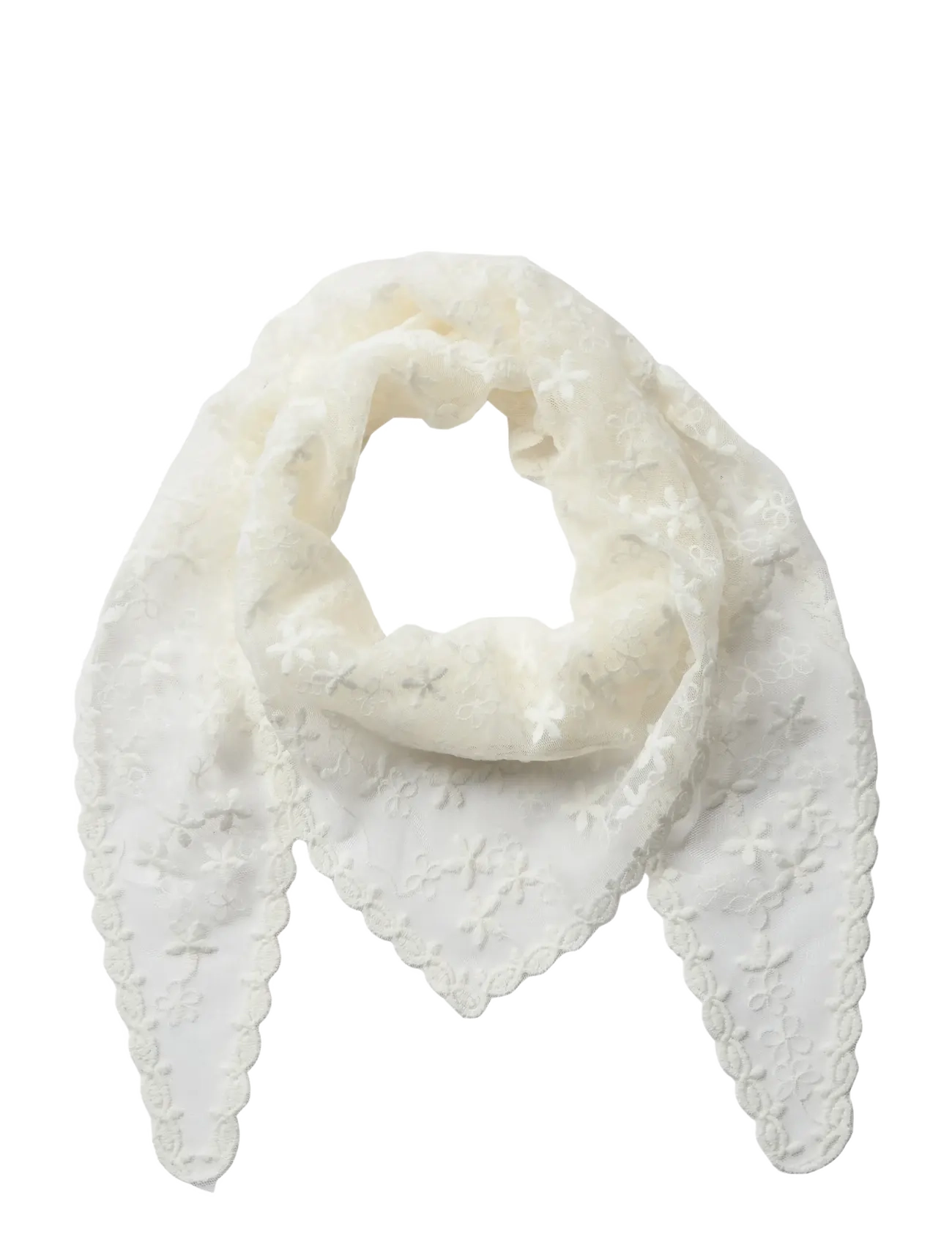 Sofie Schnoor Young MINASY LACE SCARF - Inspiratsioon - OFF WHITE / cream