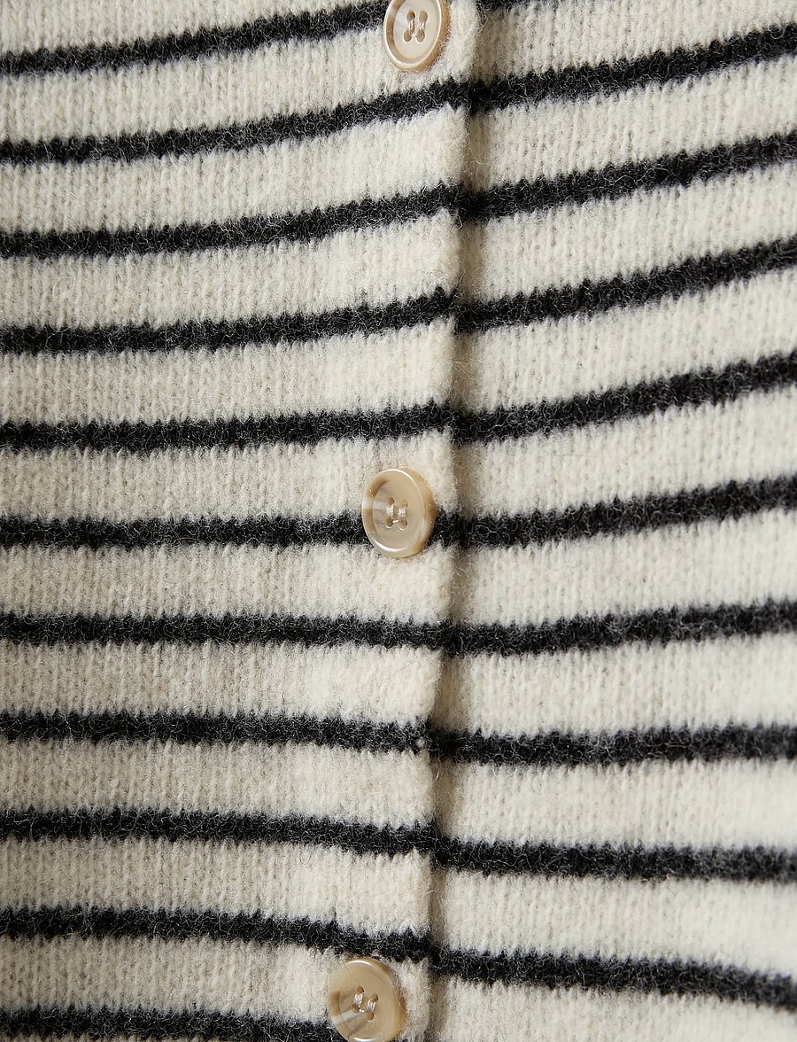 Sofie Schnoor Young - CISSESY CARDIGAN - kardigany - off white striped - 2