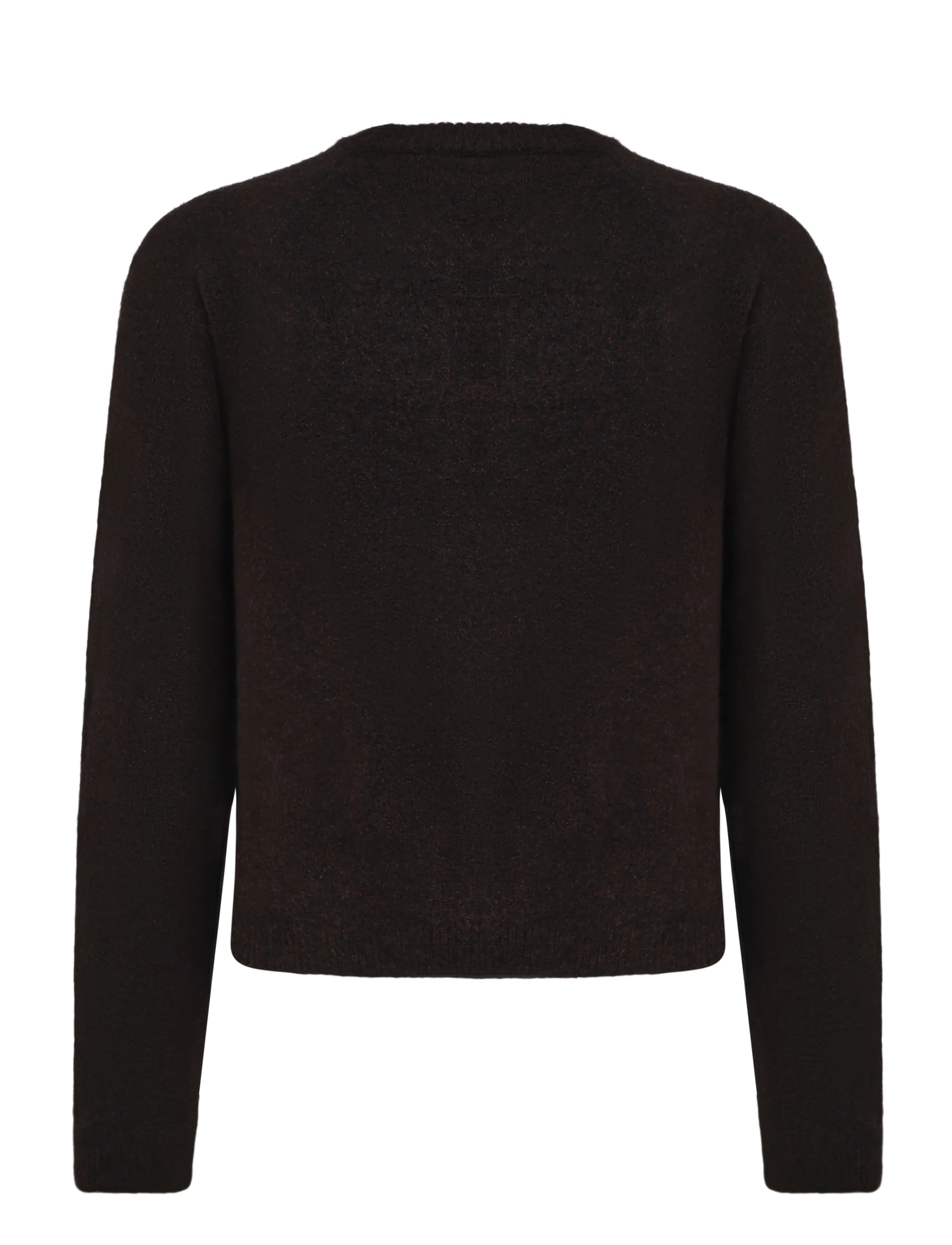 Sofie Schnoor Young - MAGNASY KNIT - stickade tröjor - dark brown - 1
