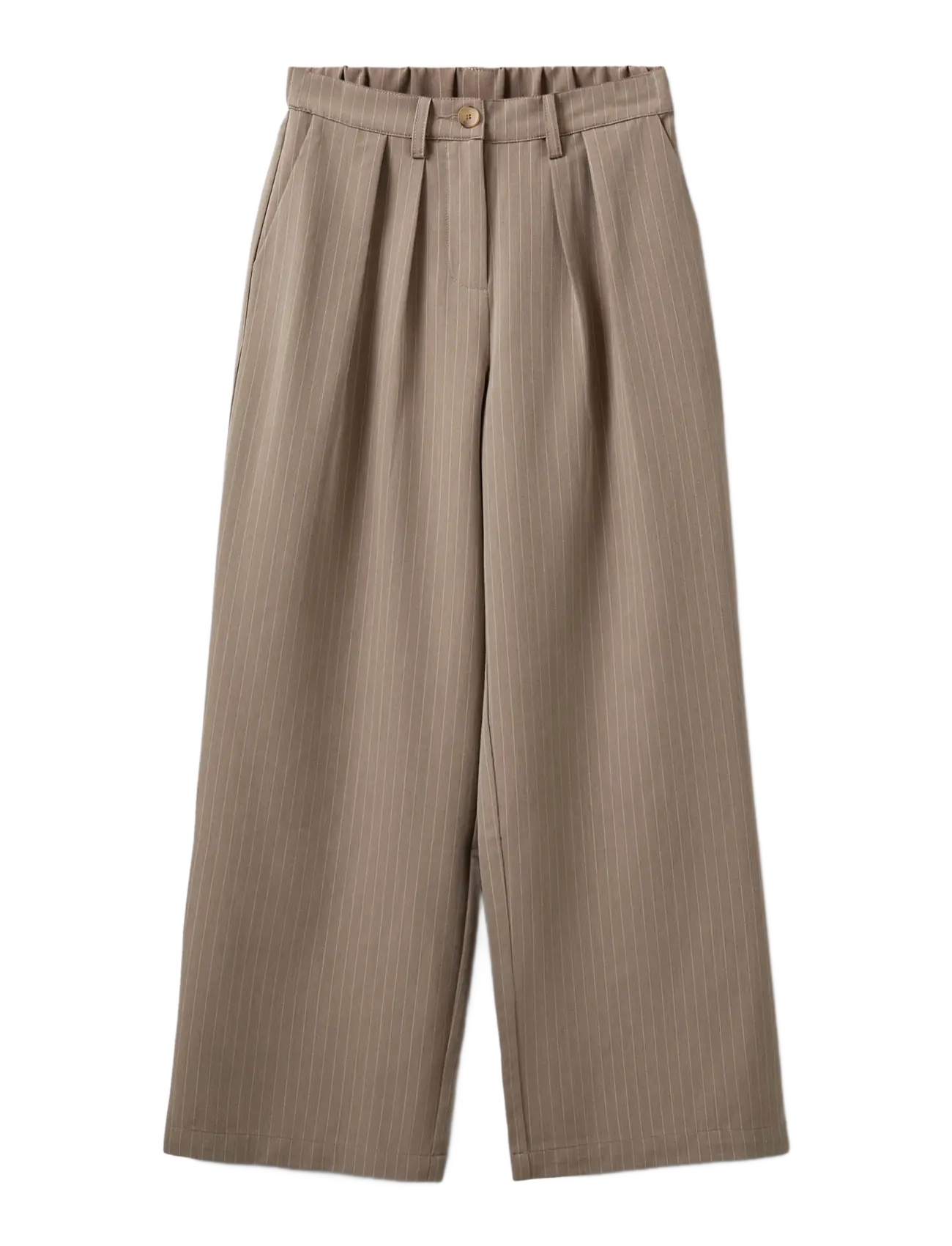 Sofie Schnoor Young MALINASY TROUSERS - Hosen - BEIGE STRIPED / beige