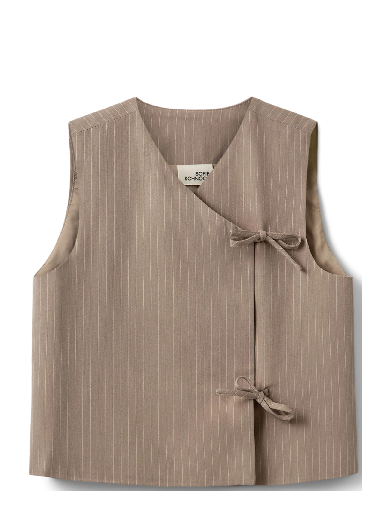 Sofie Schnoor Young CAILINSY VEST - Topid - BEIGE STRIPED / beige
