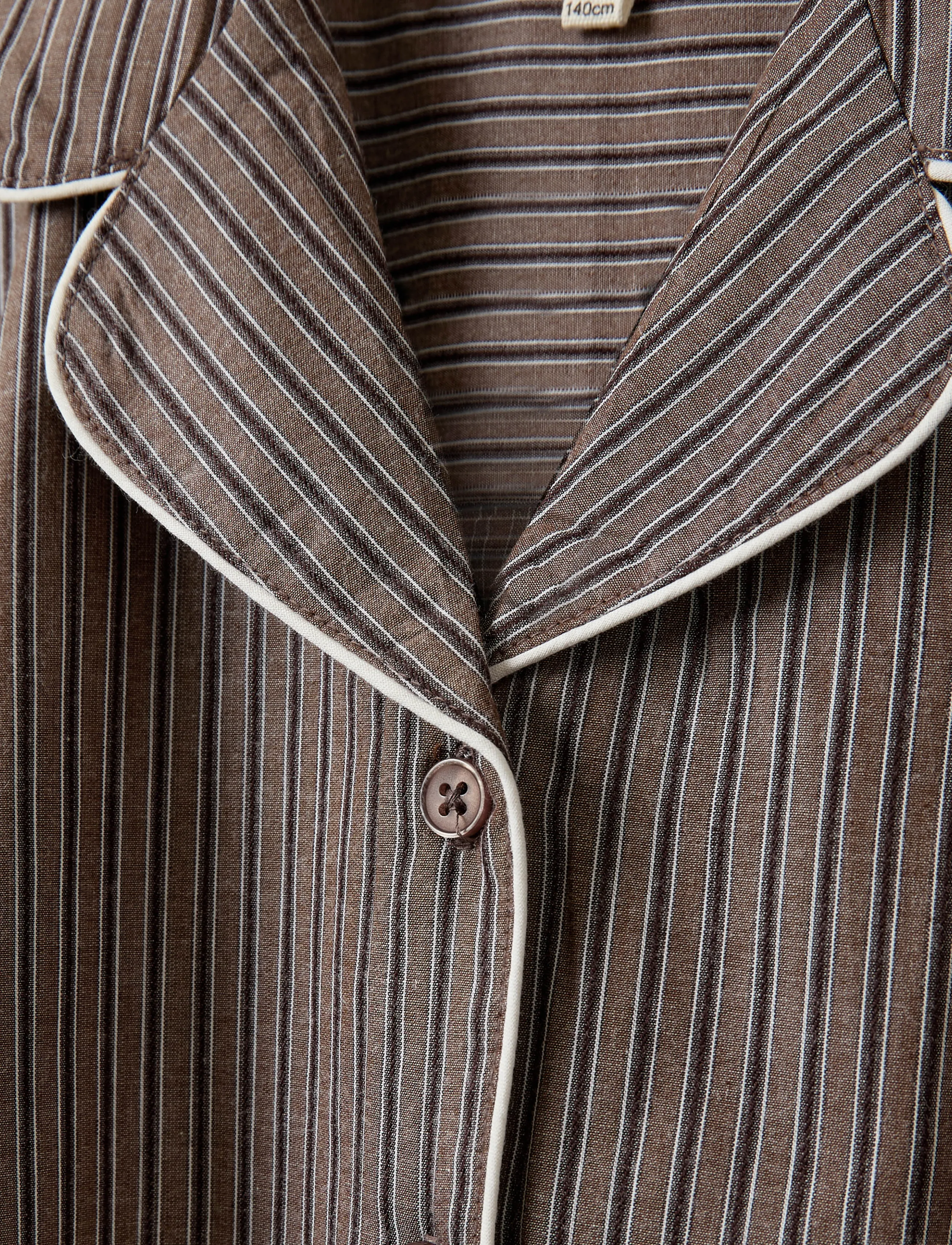 Sofie Schnoor Young - IMANASY SHIRT - langärmlige hemden - brown striped - 2