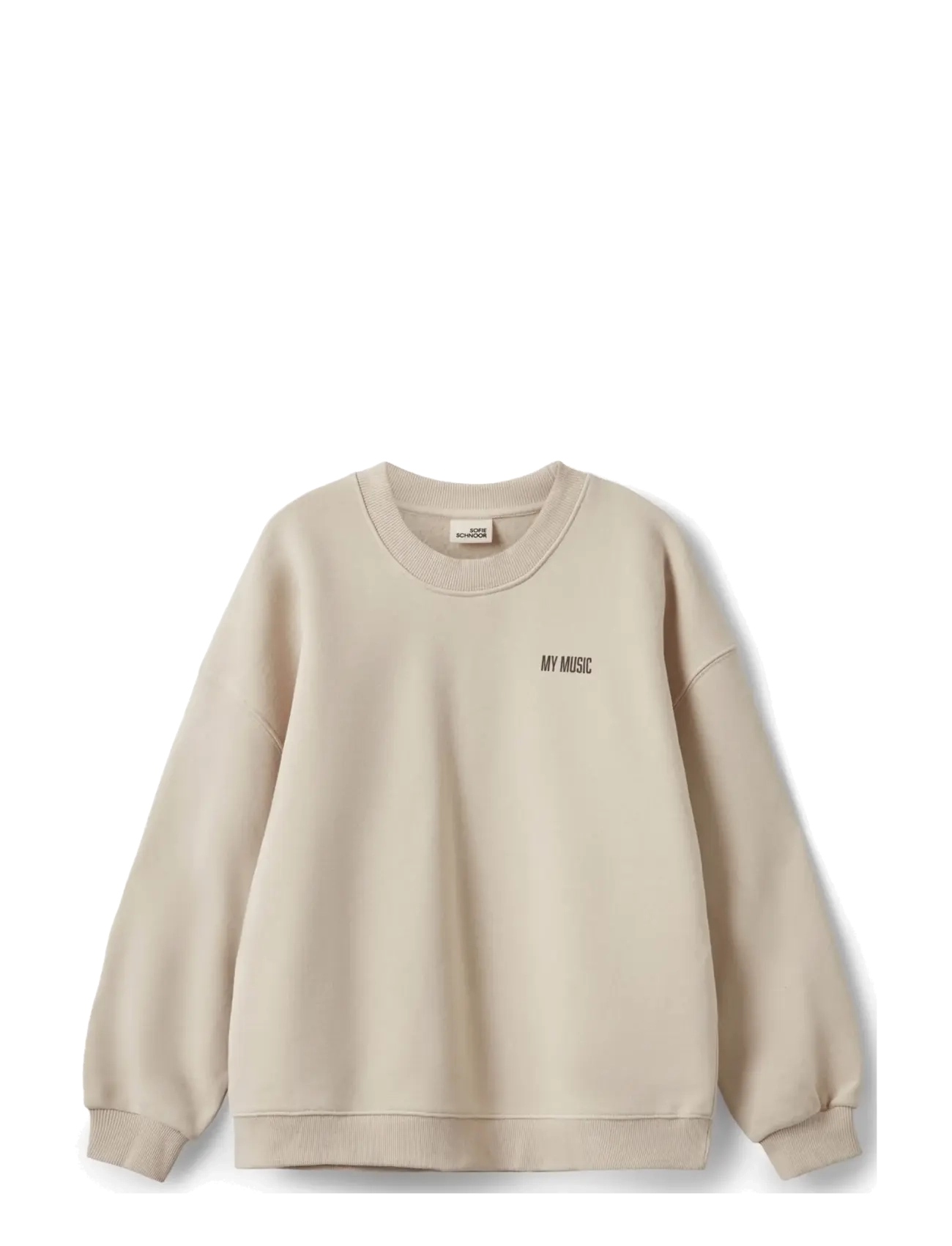 Sofie Schnoor Young ELINSY SWEATSHIRT - Teens 140-176 - FOG / beige