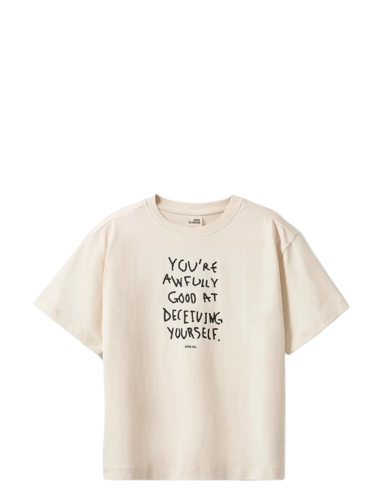 Sofie Schnoor Young VerinaSY Moomin T-shirt - T-särgid - CREAM WHITE / cream