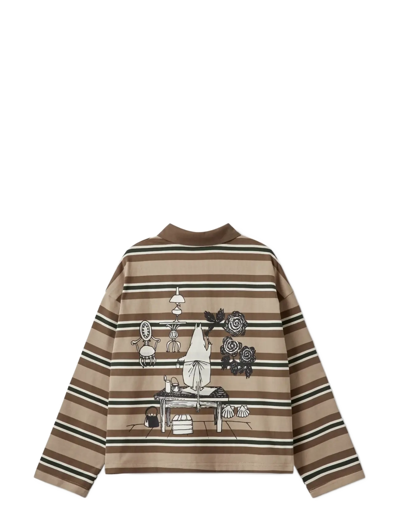 Sofie Schnoor Young - PriaSY Moomin Polo - pikkade varrukatega polod - brown striped - 1