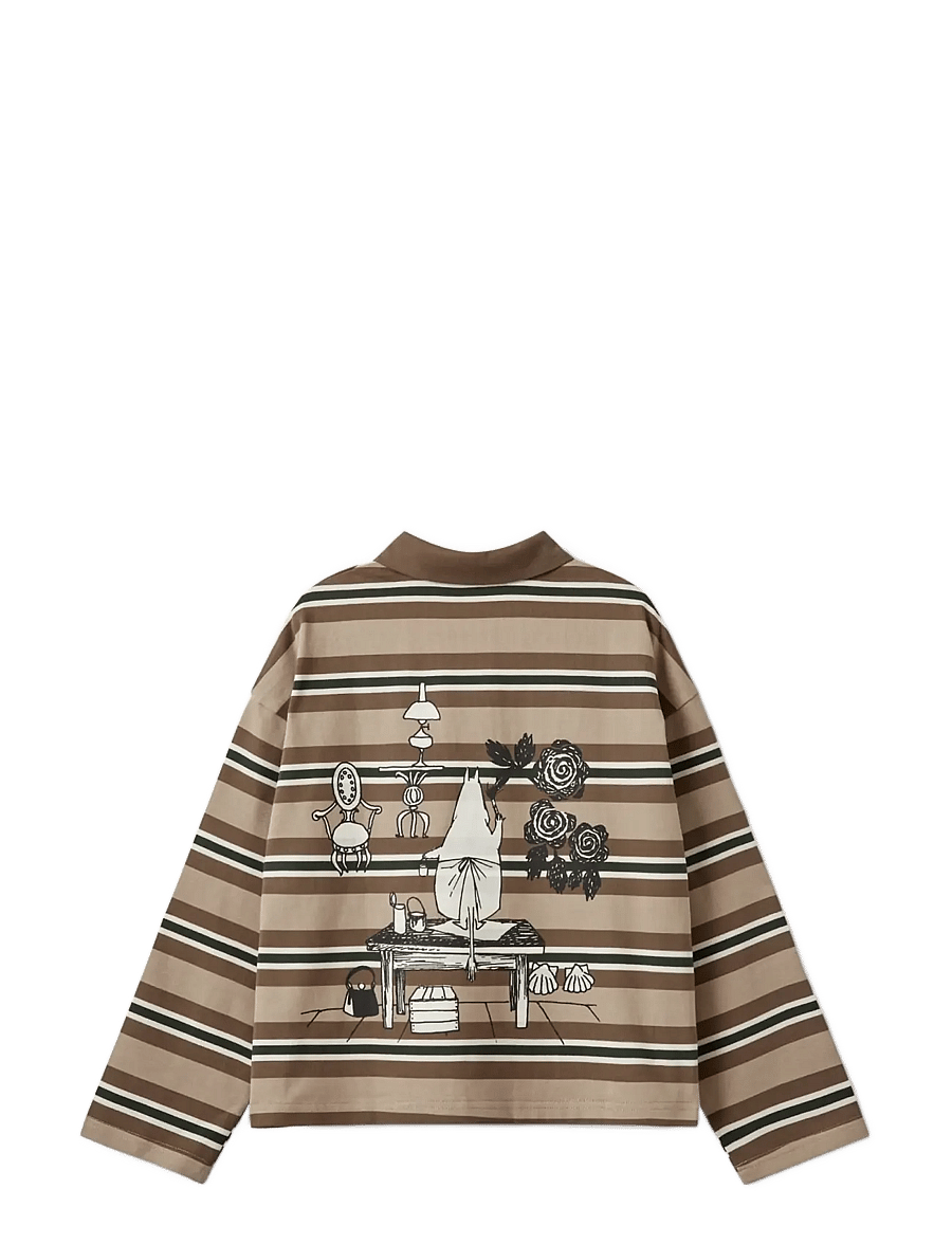 Sofie Schnoor Young - PriaSY Moomin Polo - pikkade varrukatega polod - brown striped - 1