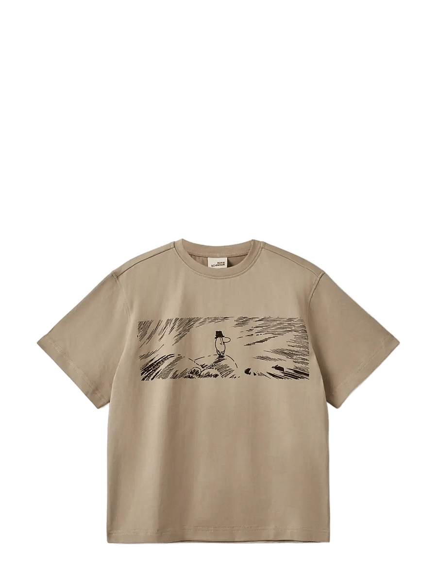 Sofie Schnoor Young - VerinaSY Moomin T-Shirt - lühikeste varrukatega t-särgid - sand - 0