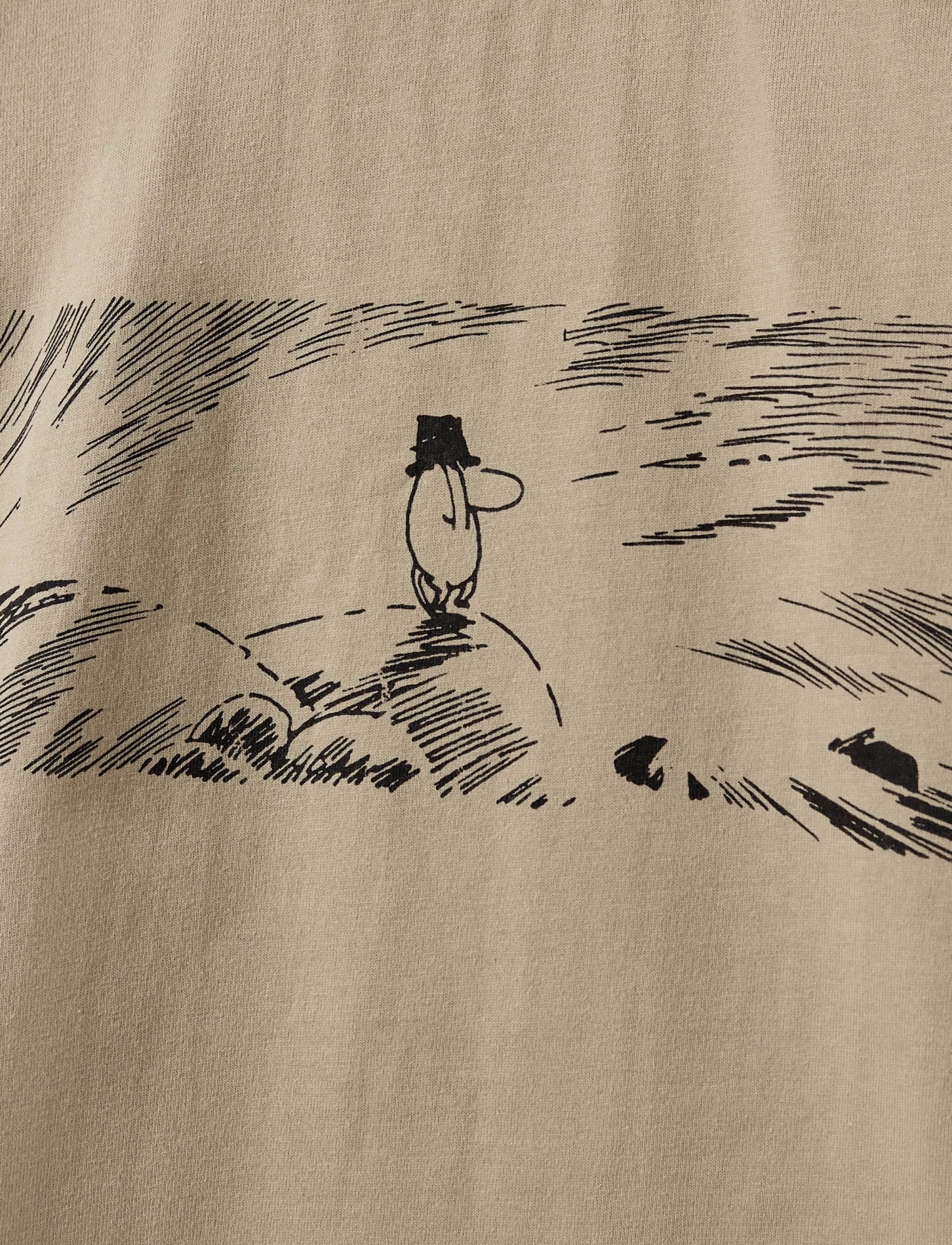 Sofie Schnoor Young - VerinaSY Moomin T-Shirt - lühikeste varrukatega t-särgid - sand - 2