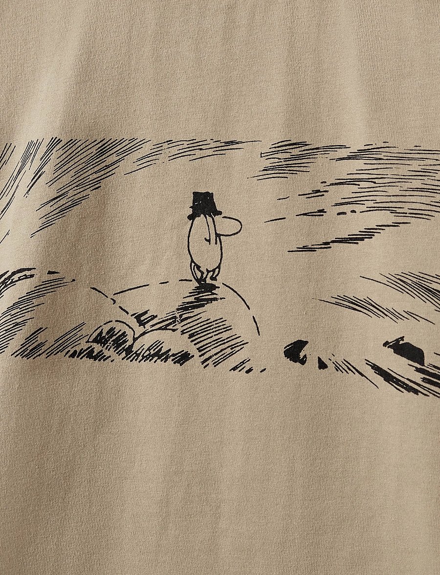 Sofie Schnoor Young - VerinaSY Moomin T-Shirt - lühikeste varrukatega t-särgid - sand - 2