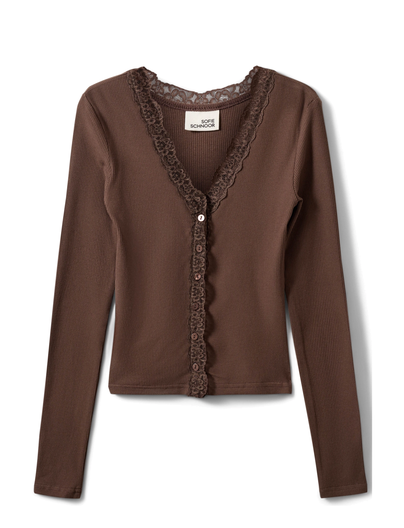 Sofie Schnoor Young ANYIASY CARDIGAN - Topid - BROWN / brown