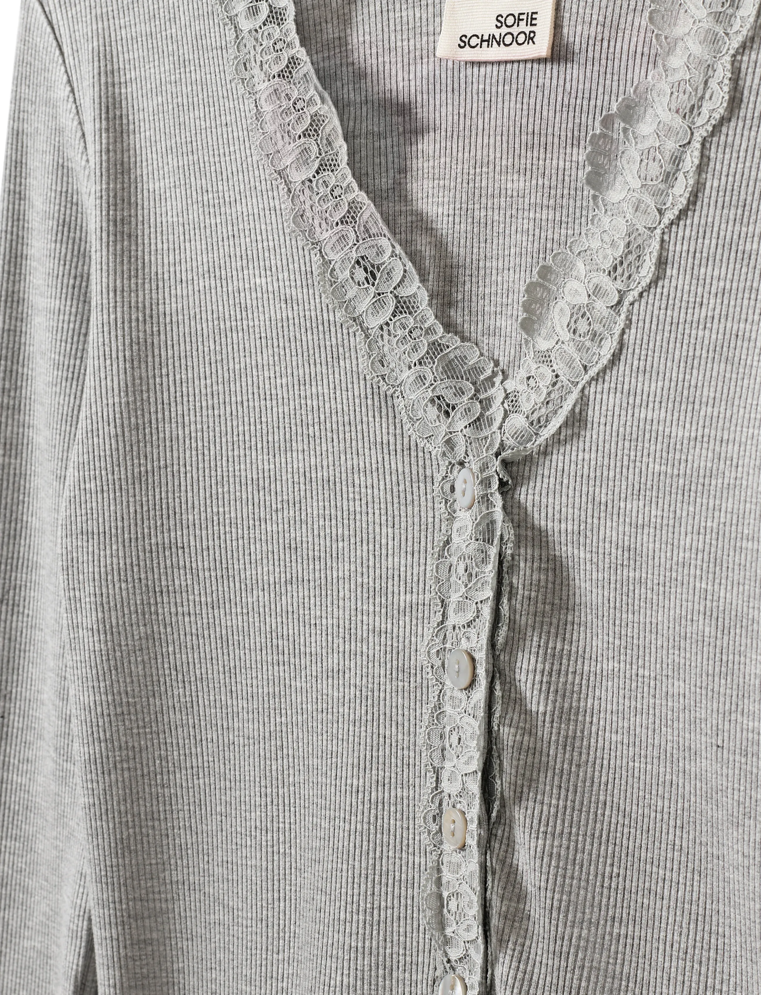 Sofie Schnoor Young - ANYIASY CARDIGAN - cardigans - grey melange - 2