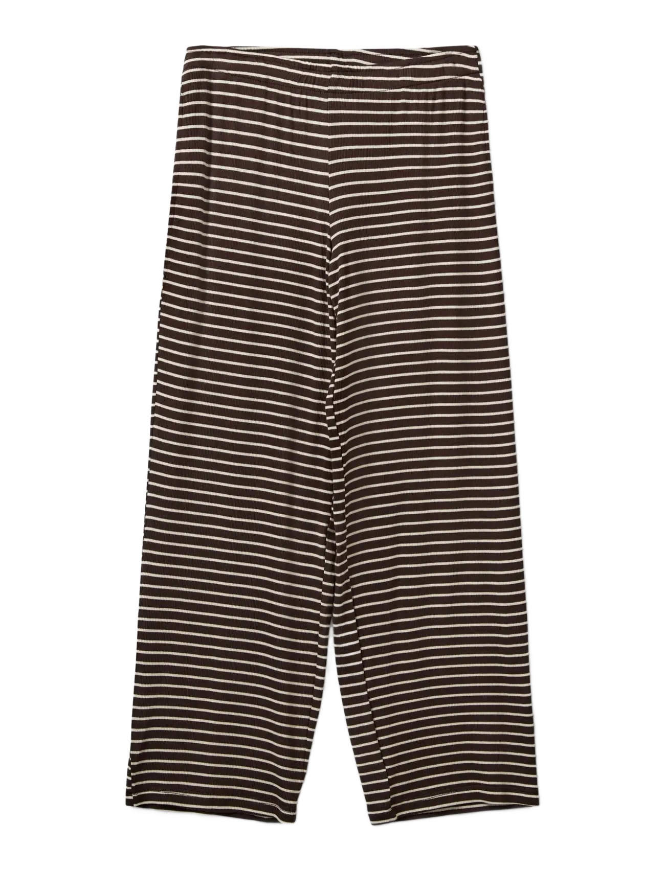 Sofie Schnoor Young AbigaleSY Jersey Trousers - Teens 140-176 - BROWN STRIPED / brown