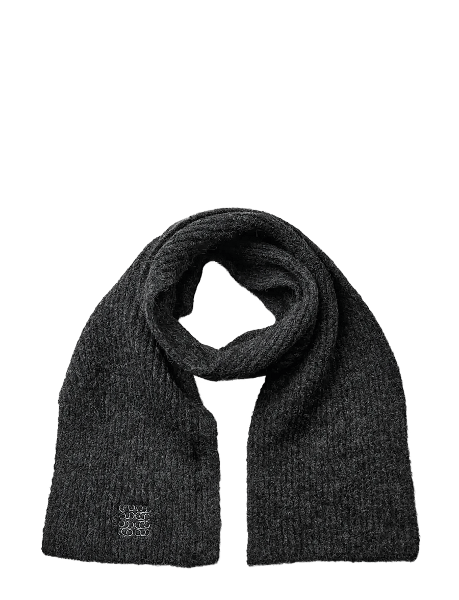 Sofie Schnoor Young - ODETTESY SCARF - winteraccessoires - dark grey melange - 0