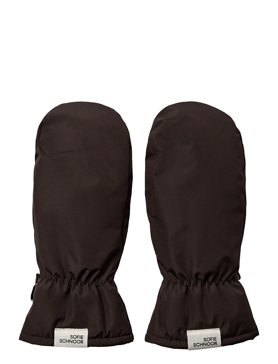 Sofie Schnoor Young - NOVIESY MITTENS - gloves - dark brown - 1