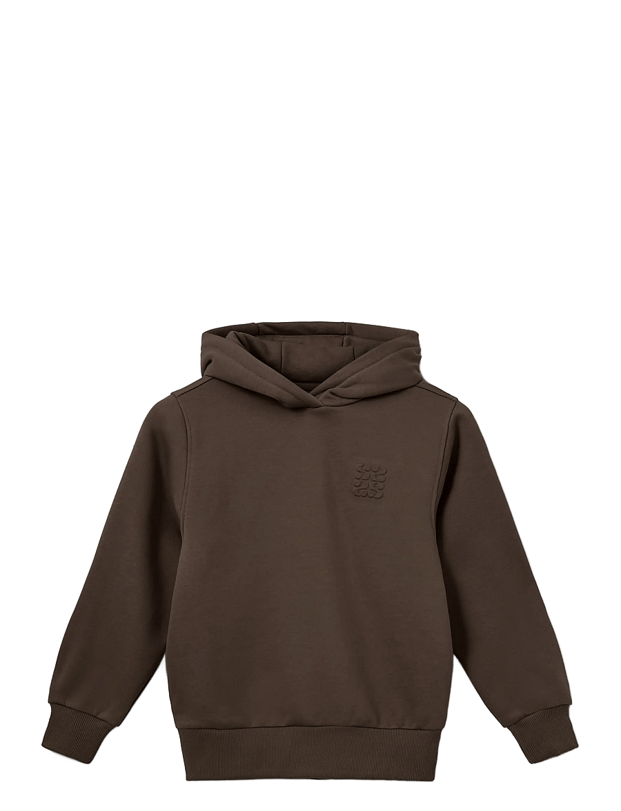 Sofie Schnoor Young - SIMONASY HOODIE - huvtröjor - dark brown - 0