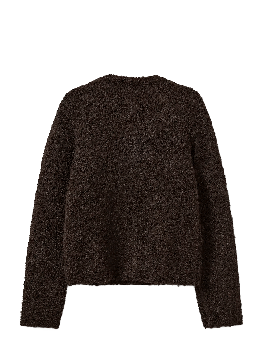 Sofie Schnoor Young - KYRASY CARDIGAN - koftor - dark brown - 1
